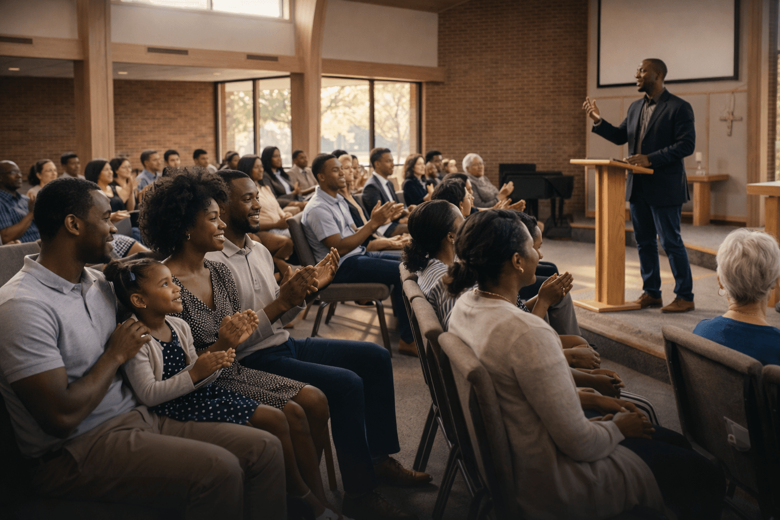 Peaceful Rest Baptist Church worship service